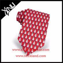 2015 nova moda homens Custom Made seda impressa Natal Tie Neckti
